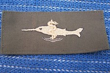 1 BW Tätigkeitsabzeichen Taucherarzt Stoff oliv bronze Patch Marine Meer       