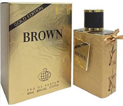 Brown Orchid GOLD EDITION Eau De Parfum 80ml By Fragrance World