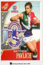 2007 Select AFL Supreme All Australia Team AA22 Matthew Pavlich (Fremantle)