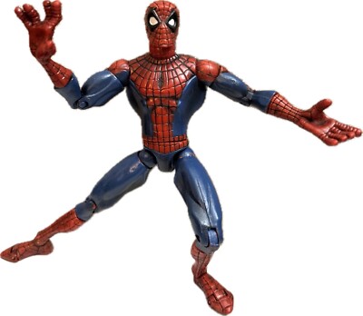 2003 Spider-Man Marvel Legends Super-Poseable 6  Action Figure RARE Fat Fingers