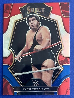 Andre The Giant 2023 Panini Select WWE PREMIER RED & BLUE PRIZM #138 (RETAIL)