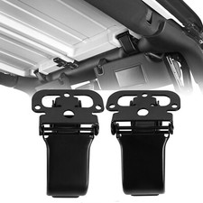 Pair Black Steel Hard Top Clamp Factory Replacement Fit Jeep Wrangler Jk 07-18 Pair Black Steel Hard Top Clamp Factory Replacement Fit Jeep Wrangler Jk 07-18