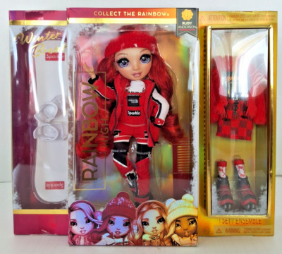 Rainbow High - Winter Break - Ruby Anderson Doll - NEW - SEALED