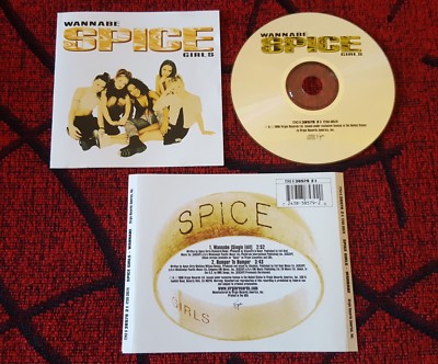 SPICE GIRLS **Wannabe** VERY SCARCE 2-TRACK 1996 USA CD Single | eBay