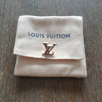 1 Original Louis Vuitton Ikonisch Ballerine Ohrring aus Roter Emallie Goldfarben