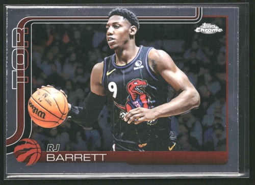 RJ Barrett – 2025-26 Topps Chrome Basketball · Base Cards #225 RJ Barrett