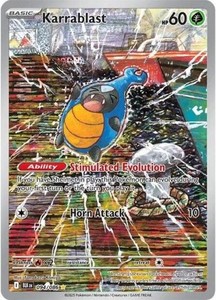 Pokemon Karrablast - 094 NM 1st Edition Normal SV: Black Bolt