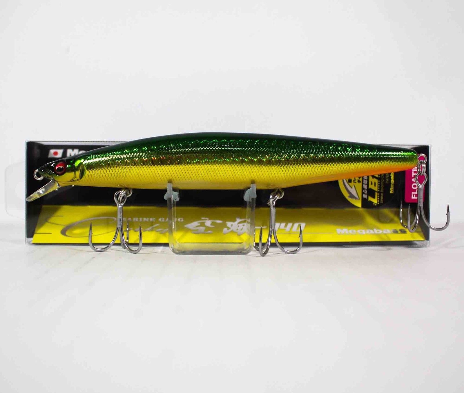 Megabass Marine Gang 140F Floating Lure GG Green Gold (1672)