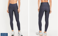 NWT Old Navy Active Extra High-Waisted PowerSoft Sculpt 7/8 Leggings Women Large