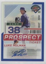 2024 Panini Prospect Edition Blue Prizm Signatures 14/149 Luke Holman Auto 10ck