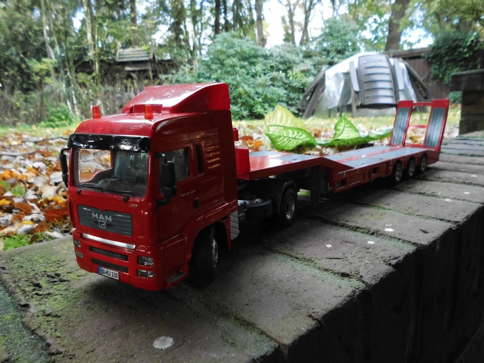 SIKU CONTROL 32 MAN mit Tieflader 6721 mit OVP - Bild 3 von 4