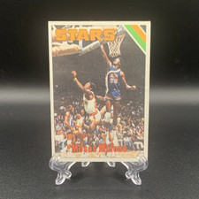 Topps 1975-76 Rookie #254 Moses Malone Utah Stars ABA Basketball Card