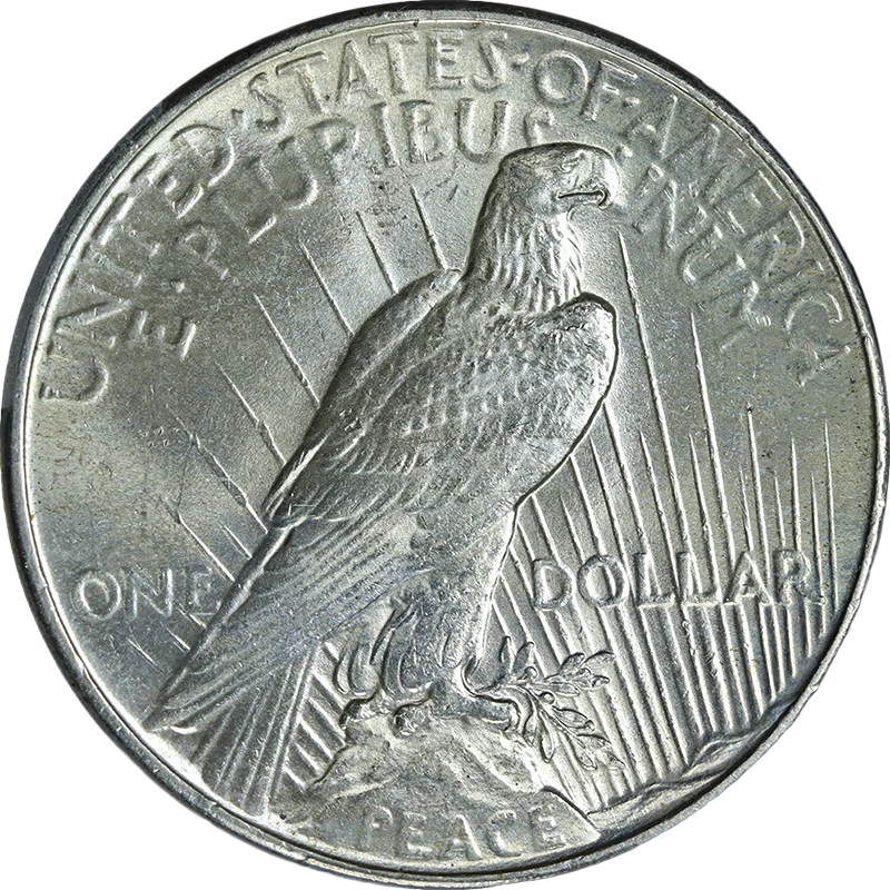 Dólar de la Paz 1934-P graduación profesional MS64 bonito brillo fuerte golpe Foto 2 de 4