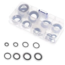 30 PCS Automotive Air Conditioning Gasket Kit, AC Compressor O-Ring Seals, Air 