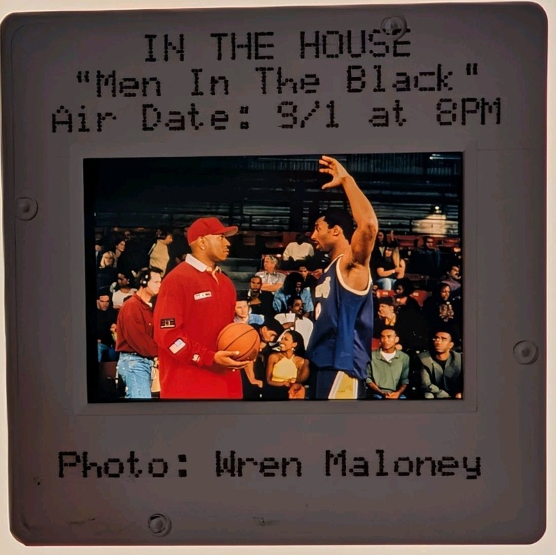 IN THE HOUSE LL COOL J KOBE BRYANT 35mm Color Slide A1067