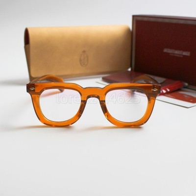Jacques Marie Mage VENDOME Orange Frame Clear Lens 47-25