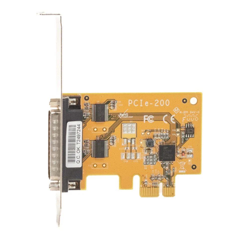 TITAN PCIe-200 2-PORT RS-232 PCIe A SERIAL I/O PCIe x1 Scheda - Immagine 2 di 3