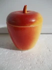 Vintage Hazel-Atlas MCM Lidded Apple Jar: EUC