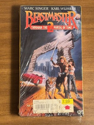 Beastmaster 2: Through the Portal of Time (VHS, 1991) SHRINKWRAP INTACT