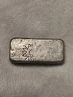 Alexander Westerfeld 1.13  Oz vintage 999 silver bar ingot Westerfield Aztec sun