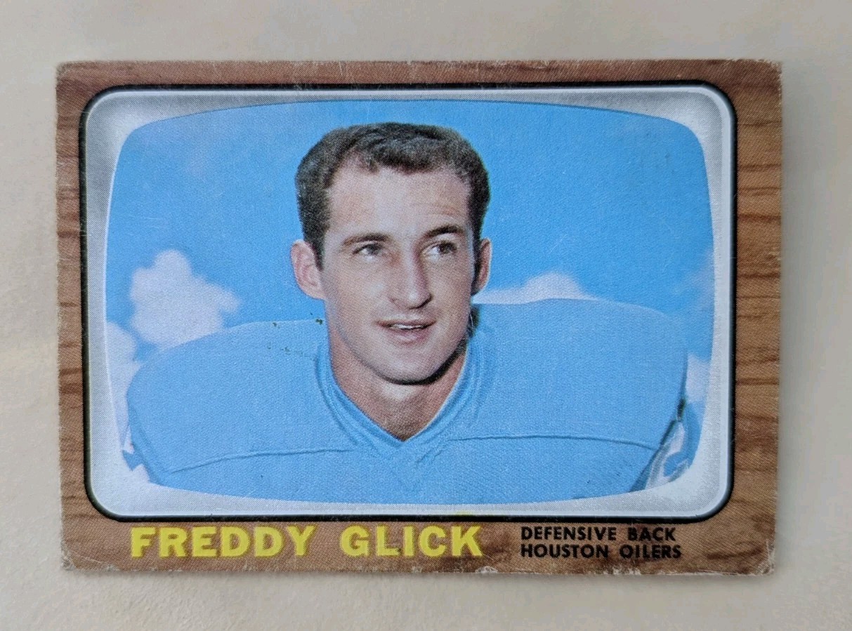 Freddy Glick #56 Football Cards 1966 Topps trading card — raw and PSA graded price guide