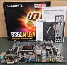 Gigabyte B365M D2V | LGA1151 | BIOS F6 | I/O Blende | PCI-E x16 | M.2 | MicroATX
