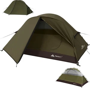 2 Tente de camping imperméable à l'eau Tente ultra-légère Tente d'emballage arrière avec pluie