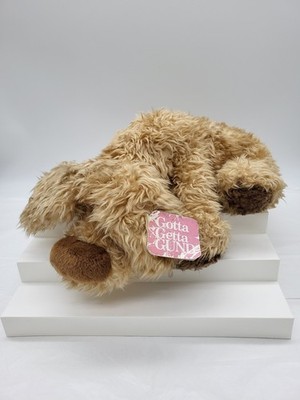 Vintage Gund Bagels Tan 20'' Plush Dog #1368
