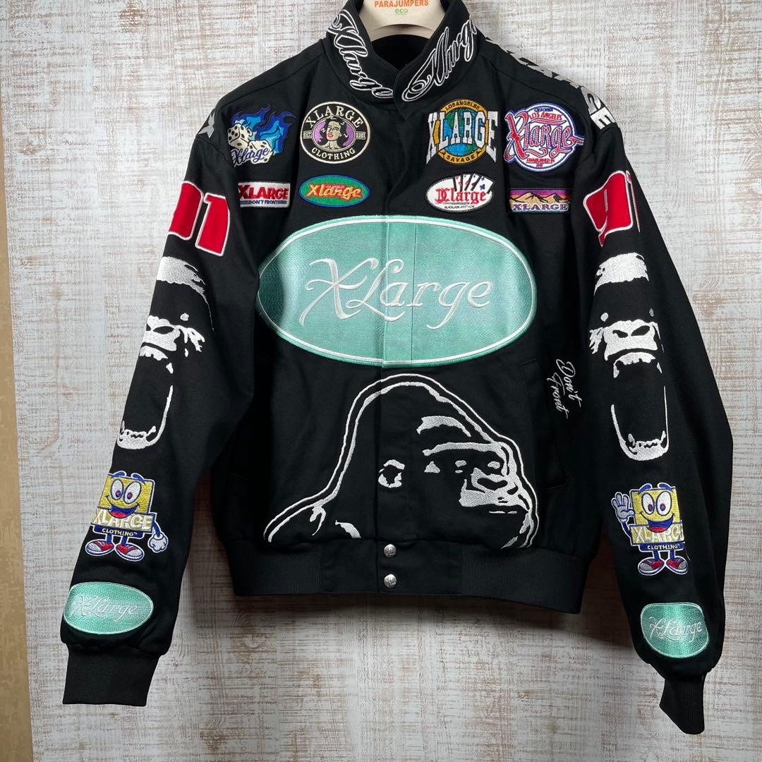 X patchwork stadium jacket - image 2