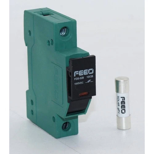 FEEO Sicherungshalter 10x38 1000V 32A mit LED Gleichstrom für Photovo Anlagen