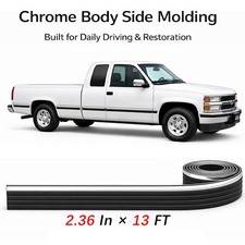 For 1988-1998 Chevrolet Gmc Pickup C1500 C2500 C3500 Chrome Side Body Molding For 1988-1998 Chevrolet Gmc Pickup C1500 C2500 C3500 Chrome Side Body Molding