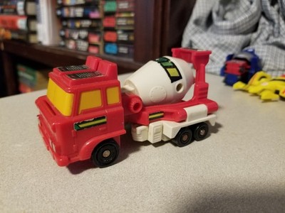 Vintage Transformers G1 Quickmix Action Figure Hasbro 1987 Construction Cement