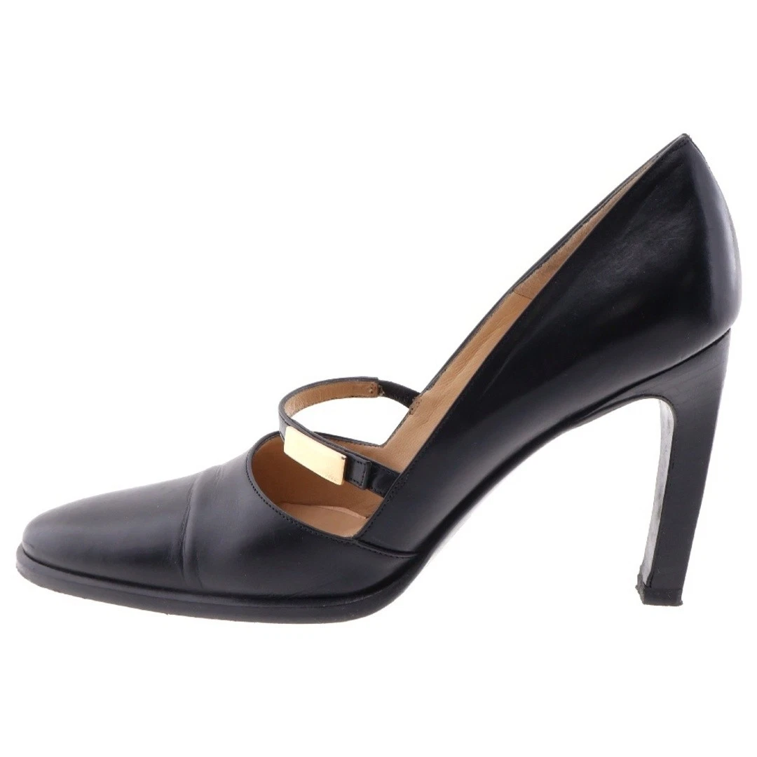 Gucci Escarpins femme ceinture cuir stiletto noir occasion 7a2587485876f73b7e4f70014fd