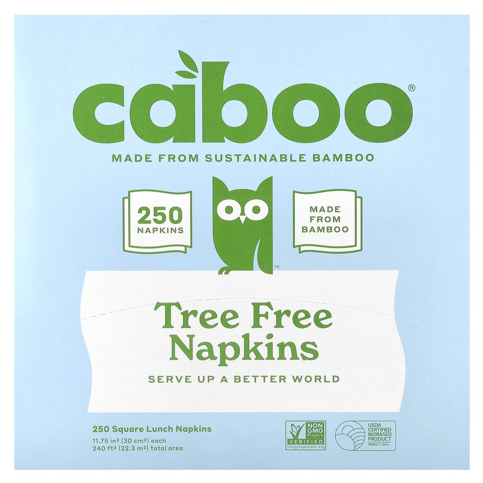 Tree Free Bamboo Napkins, 250 Napkins