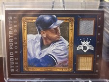 2016 Diamond Kings Studio Portraits Materials Bronze Framed 56/99 Alex Rodriguez