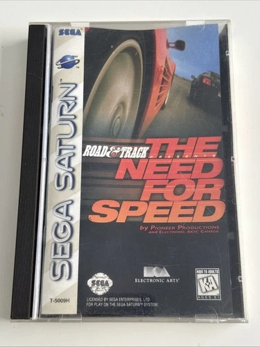 The Need For Speed Sega Saturn - Authentic - Complete in Box CIB - Tested & Work