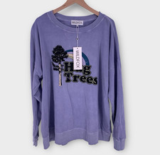 Wildfox Women's Pigment Dusk 'Hug Trees' Rainbow Roadtrip Sweatshirt Size M NWT