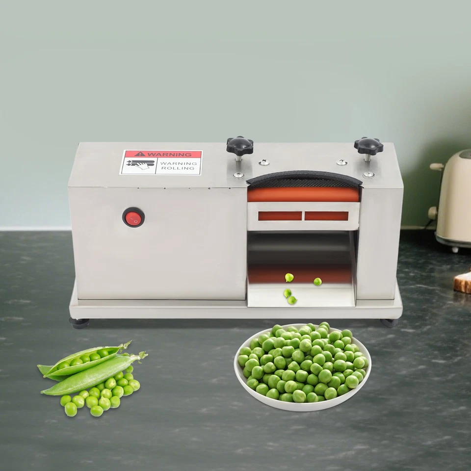 Máquina peladora de frijoles eléctrica comercial para restaurante Foto 2 de 4