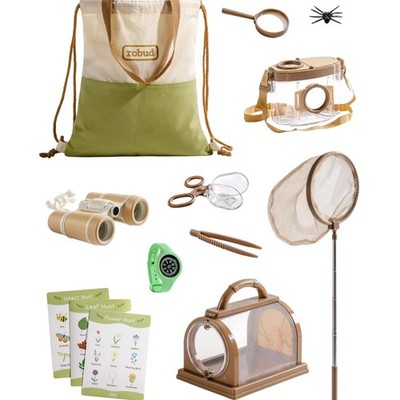 ROBUD Kids Outdoor Explorer Kit, Käferfang-Abenteuer-Sets mit Schmetterlingsn...