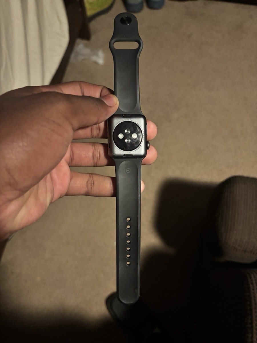 Apple Series 3 Black Men's Watch - A1860 for sale online | eBay