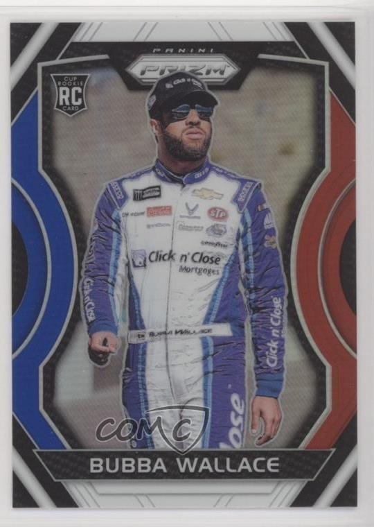 2018 Panini Prizm Red White & Blue Prizm Bubba Wallace #11 18jt