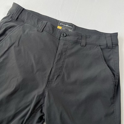 Eddie Bauer Travex Gray Pants Mens 36/34* Lightweight Stretch Outdoorcore Hiking
