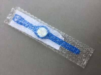 Kellogg Bart Simpson Watch Promo Cartoon Picture Dial Blue Plastic 2002 Sealed