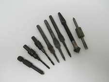 Professional Assortment Of 8 Drill Bits Vintage