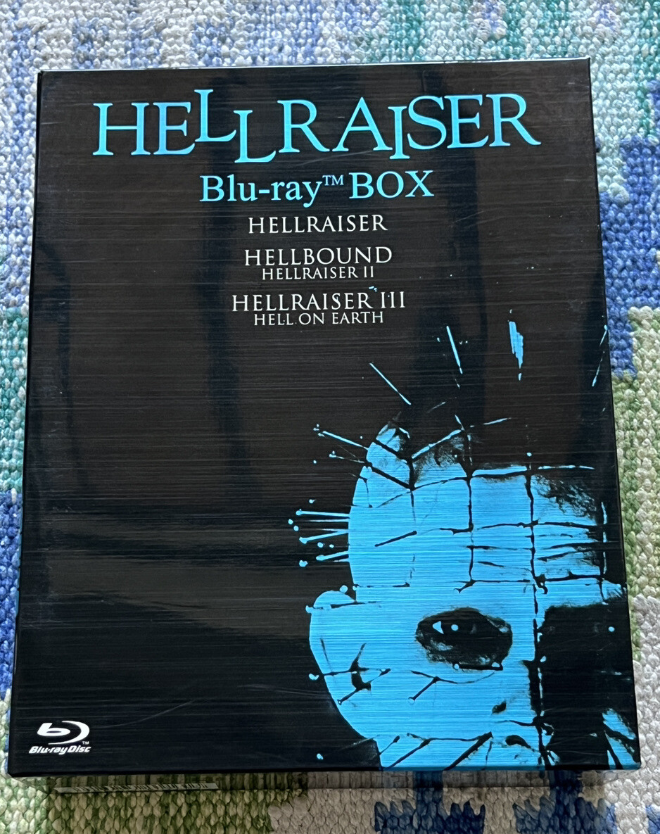 Hellraiser 1-3 Blu-Ray Box Trilogy Japan Edition Region A Horror