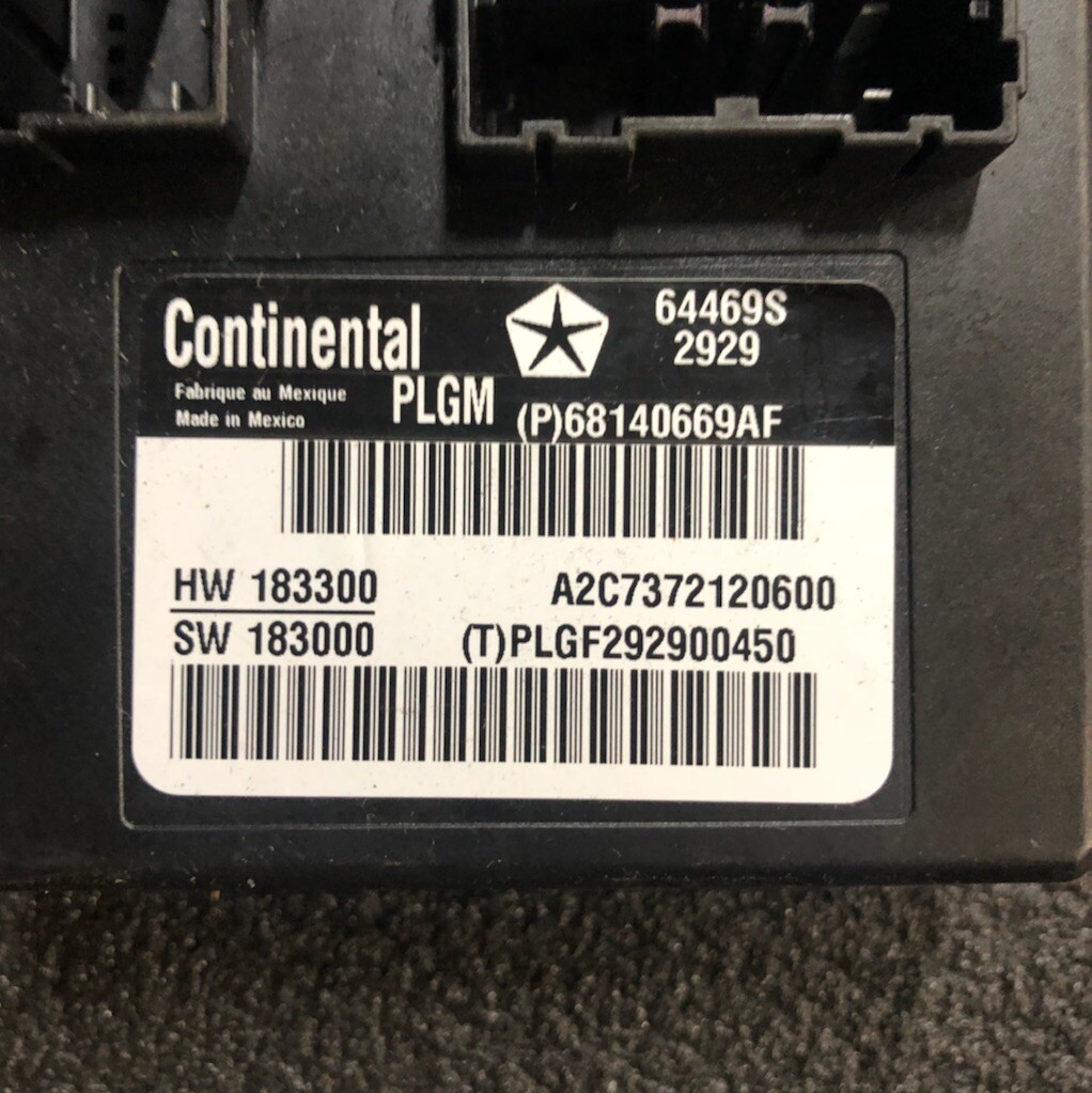 Liftgate Control ModuleVIN G Mopar 68140669AF fits 2018 Jeep Grand