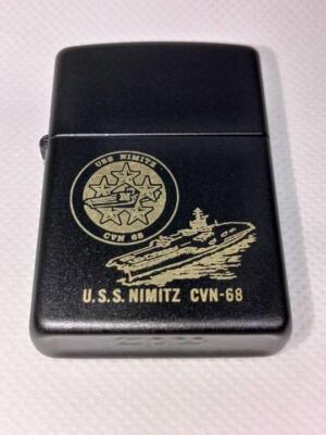 Zippoライター レイガン　CVN 76 Zippo lighter U.S.S.NIMITZ CVN-68 aircraft carrier unused item
