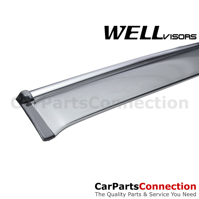 Window Rain Guards Shield for 2007-2013 Acura MDX, Window Vent Visors