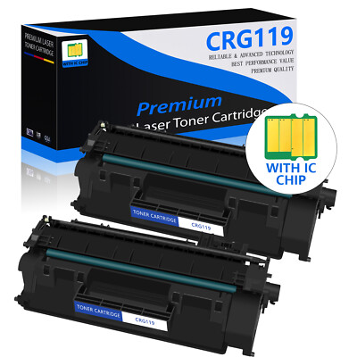 2PK CRG119 Toner Cartridge For Canon 119 ImageClass MF5880dn MF5950dw Printer