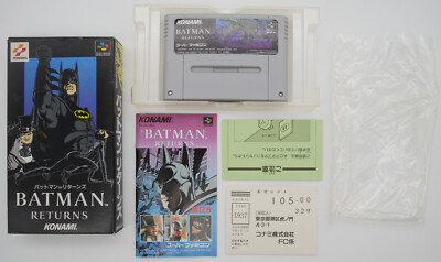 Batman Returns | Super Famicom SFC Nintendo SNES (SHVC-BJ) komplett in OVP | CIB